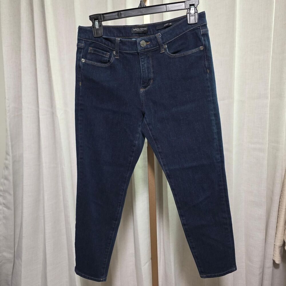 Banana-republic Women's Navy and Blue Jeans